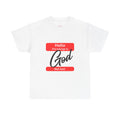 Name Tag 'This Belongs to God' Tee — Christian Faith Graphic T-Shirt
