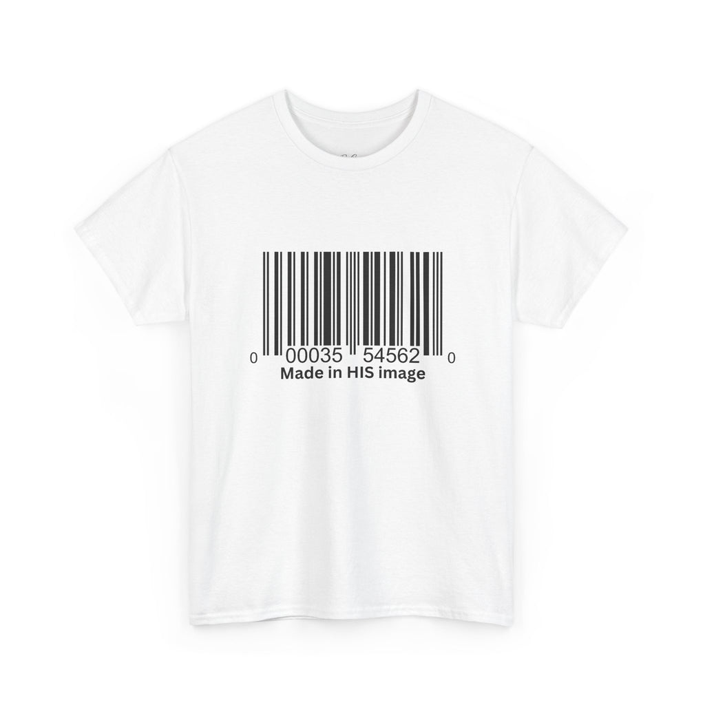 Made in HIS Image Barcode Tee